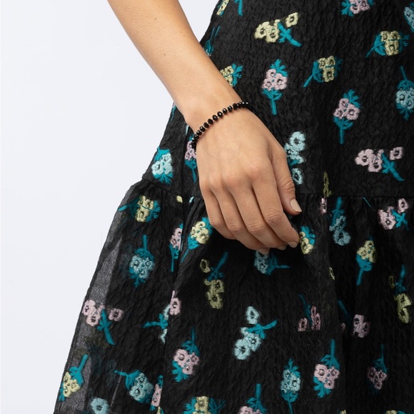 LARA RUFFLE MINI DRESS BOUQUET Sz L - Picture 5 of 9